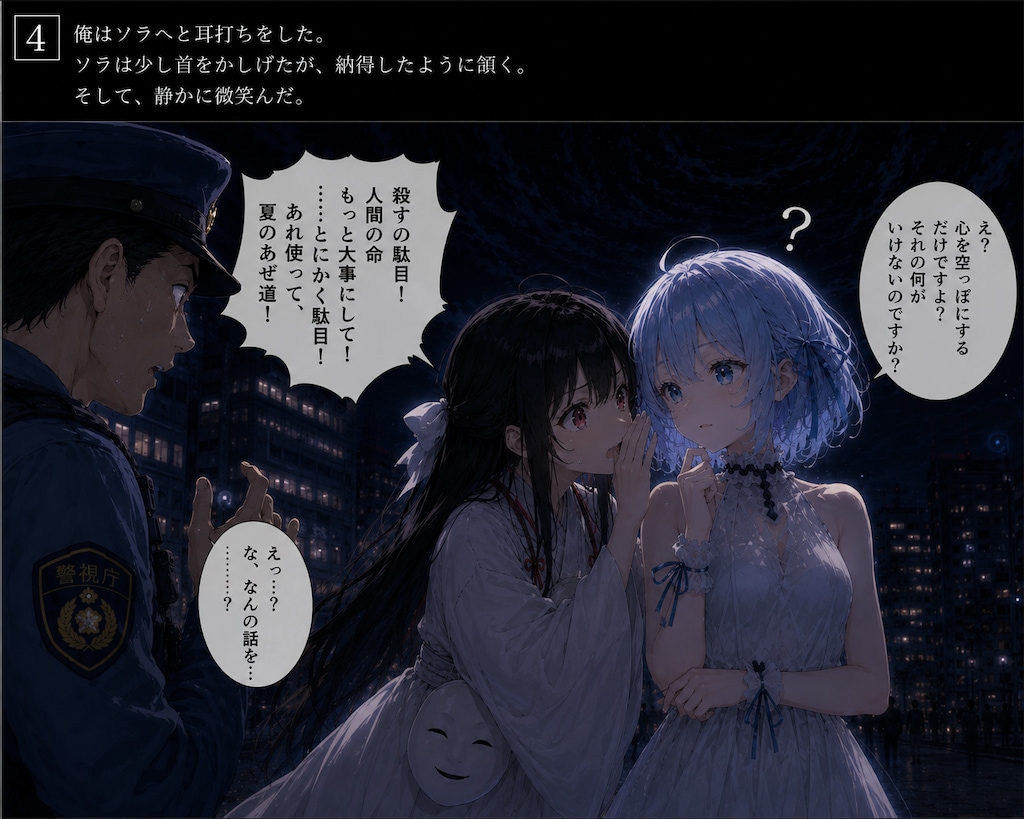『空っぽにするだけですよ？』― 困習村 絵コンテ「ソラの能力とエイの説得」