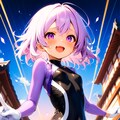 ぴっちりスーツ×競泳水着の貧乳正義のヒロインちゃん 5枚目