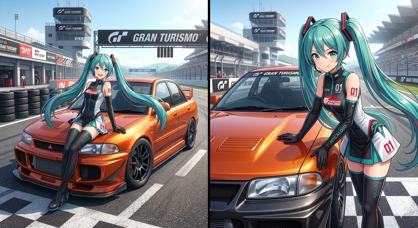 初音ミクとランサーエボリューション3
