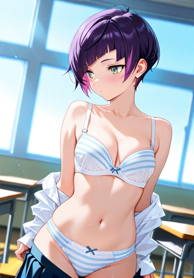 女子学生の着替え盗撮　#6