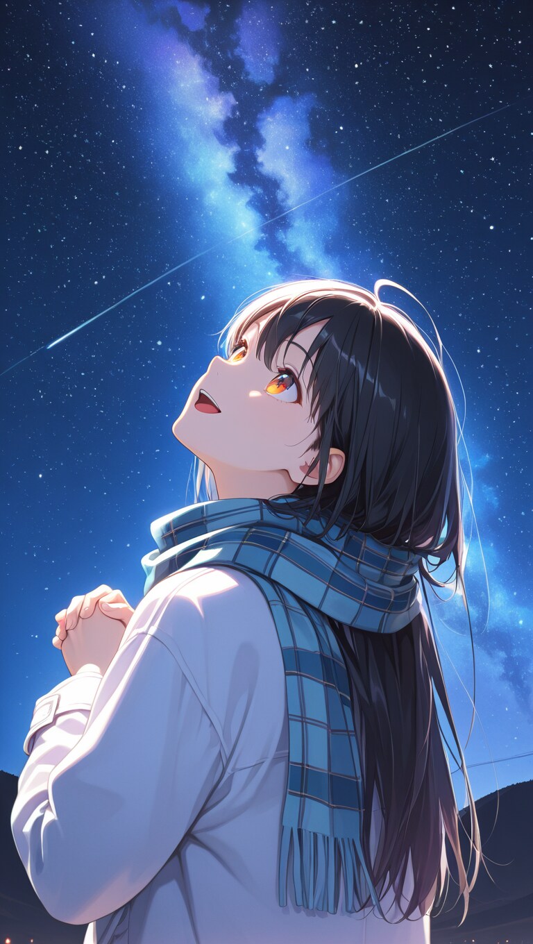 星空見上げて