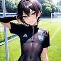 サッカー少年　【黒】 2枚目
