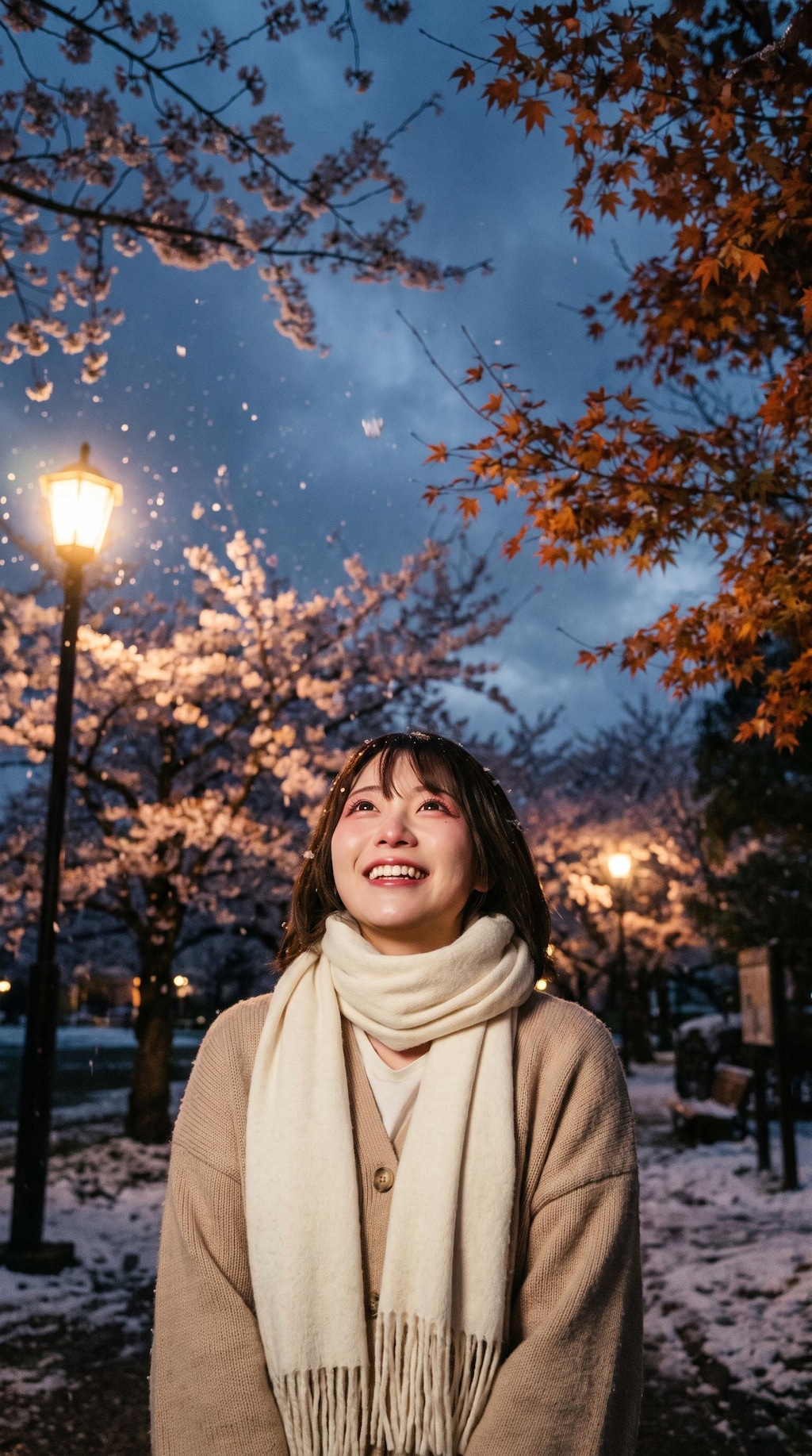Between Snow and Sakura