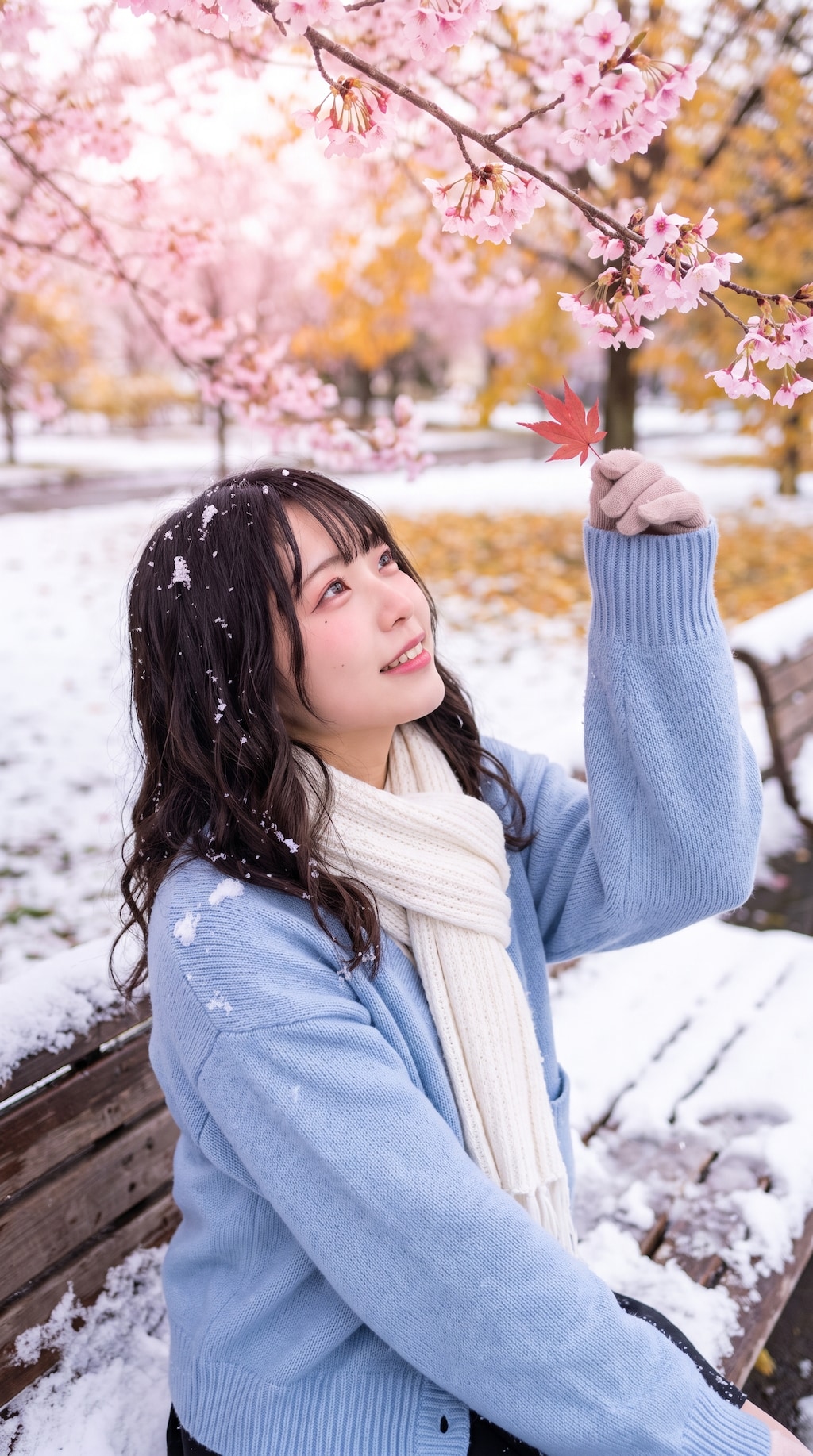 Between Snow and Sakura