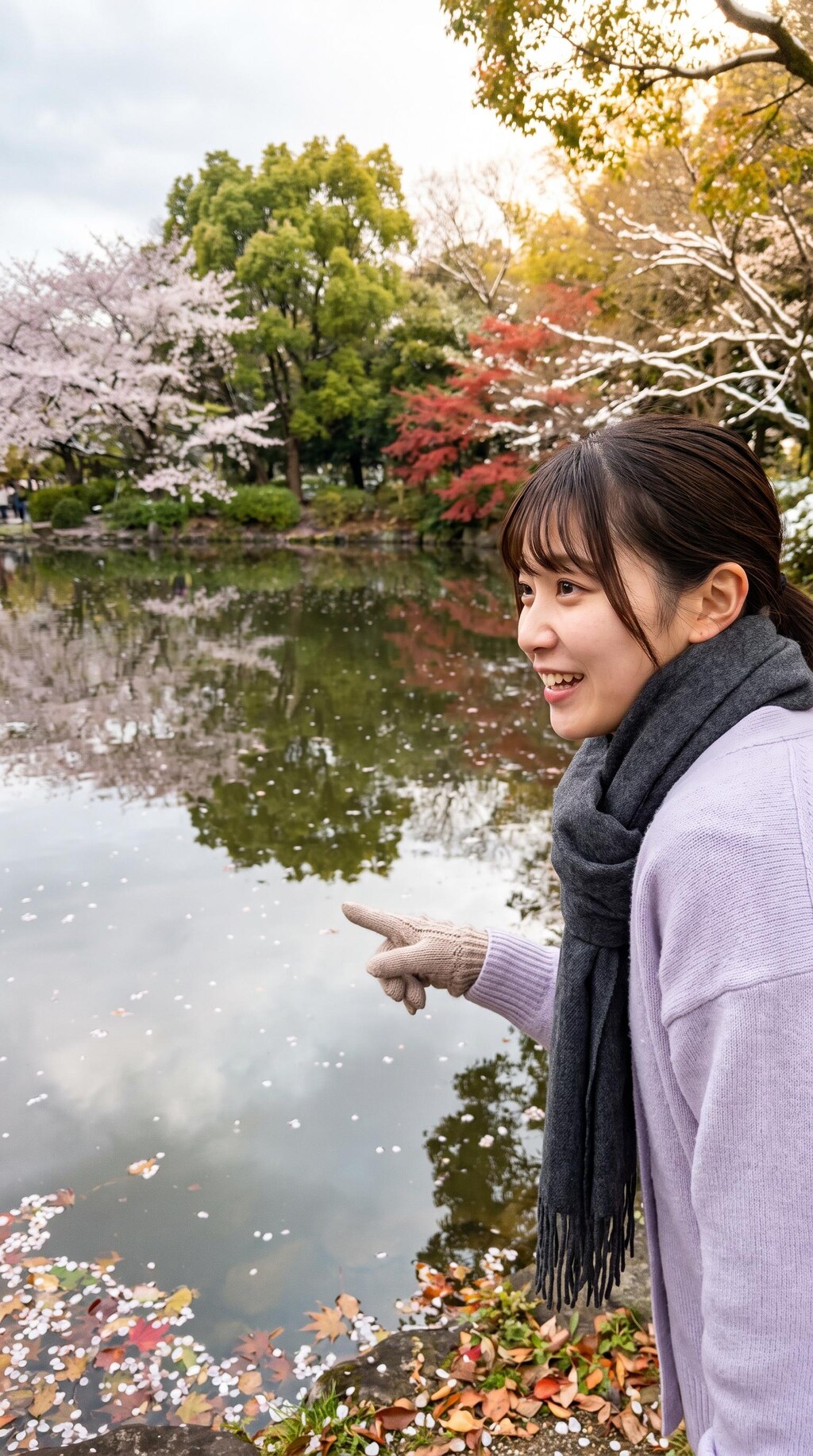 Between Snow and Sakura