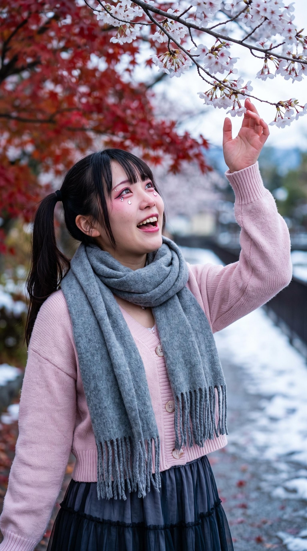 Between Snow and Sakura