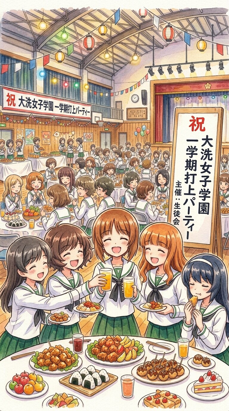 一学期打上げパーティー他