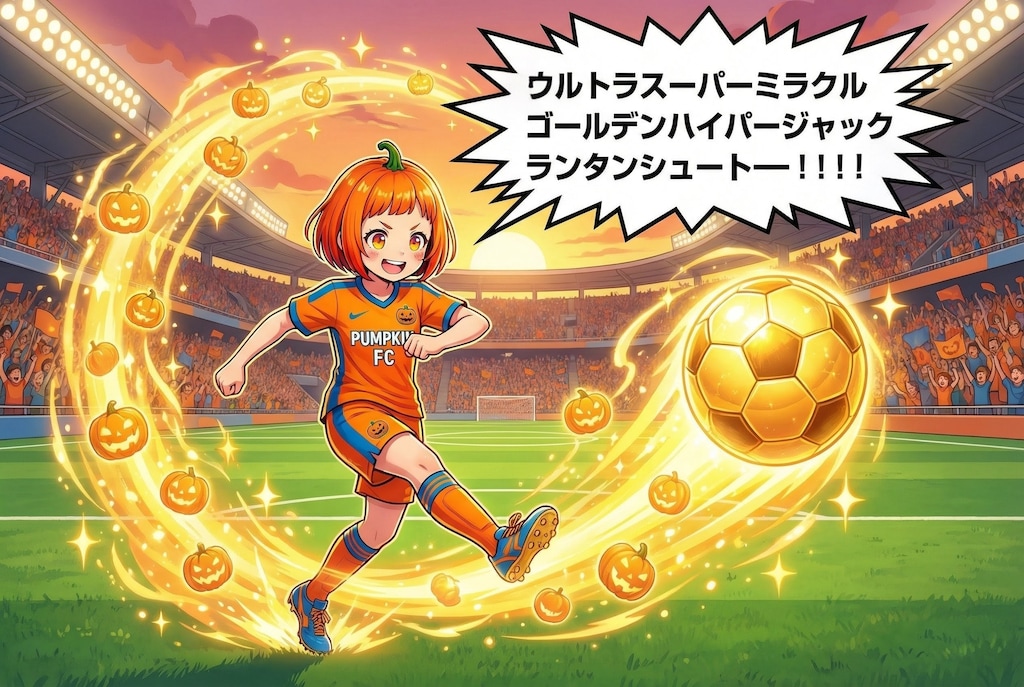 ゴールデンボールに必殺シュート