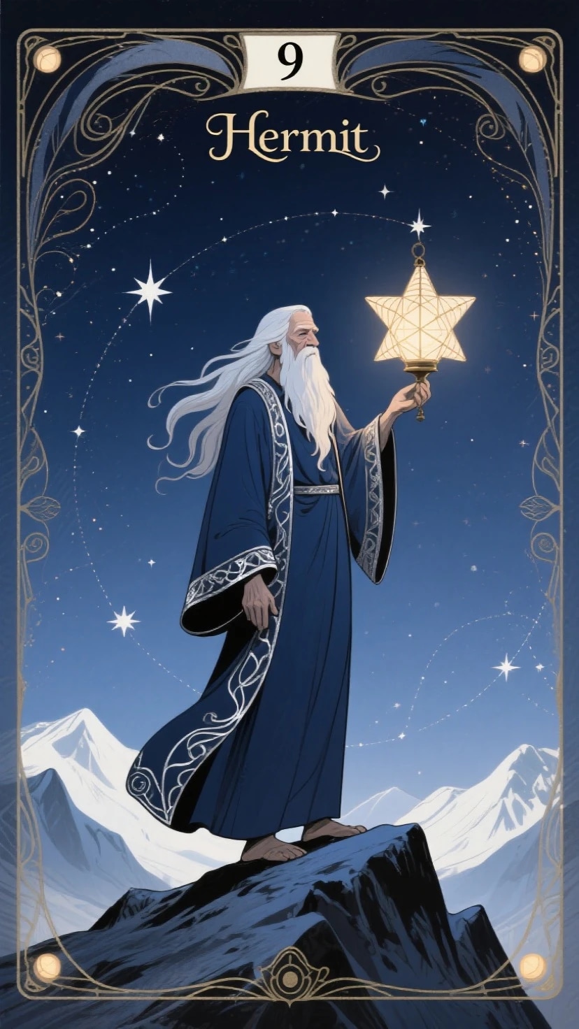 企画：タロットカード（９隠者）動画あるよ | の人気AIイラスト・グラビア