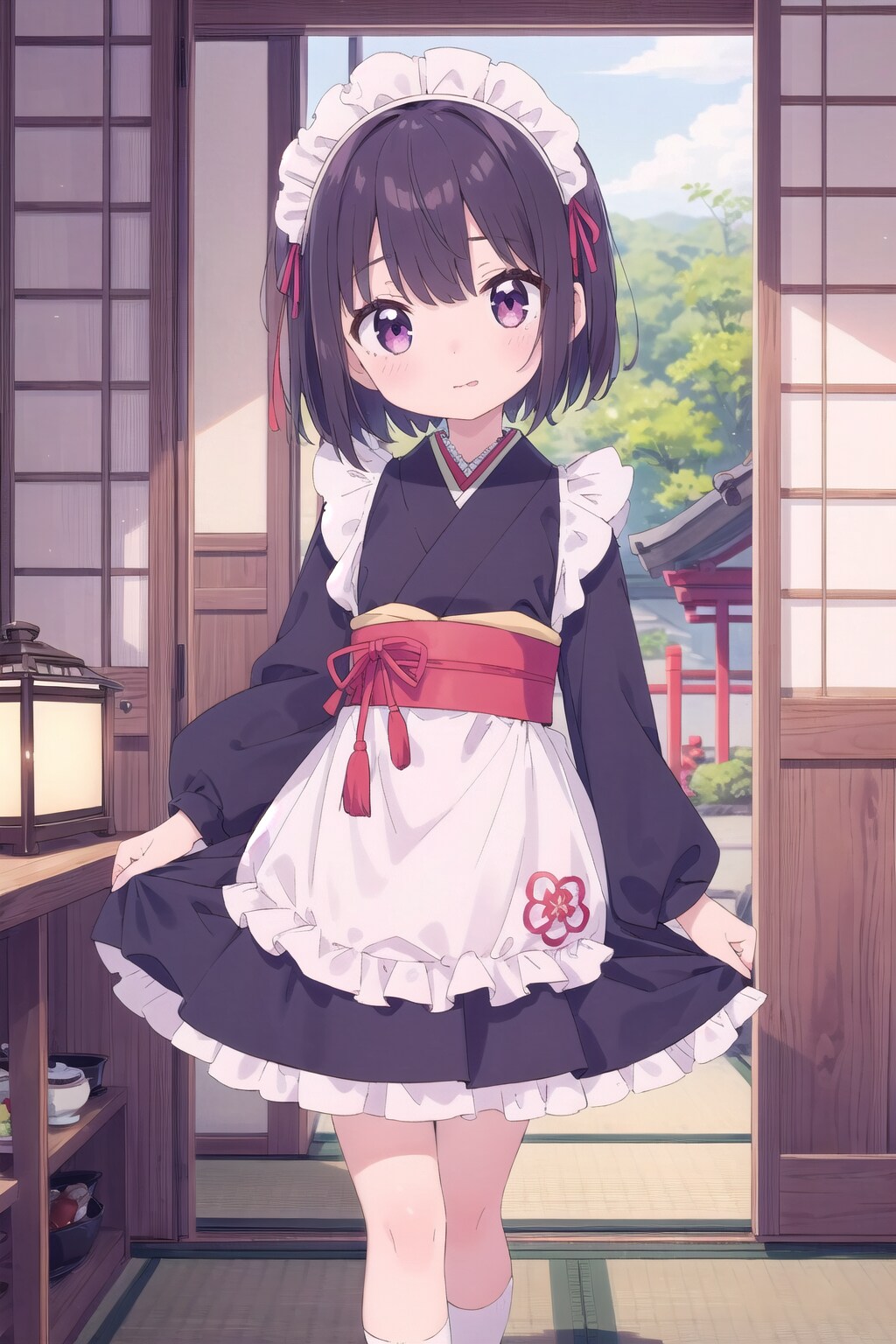 和風メイドがおもてなし♪