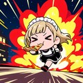 ( >ω<)おピッツァブレイク発動やでぇー！👊💥💥💥 2枚目