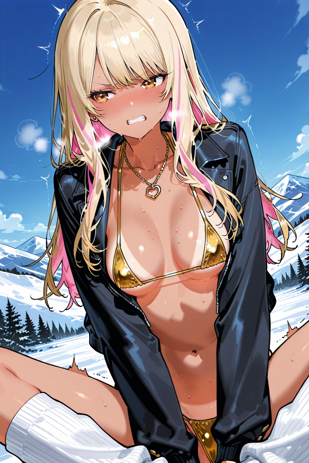 雪山グラビア