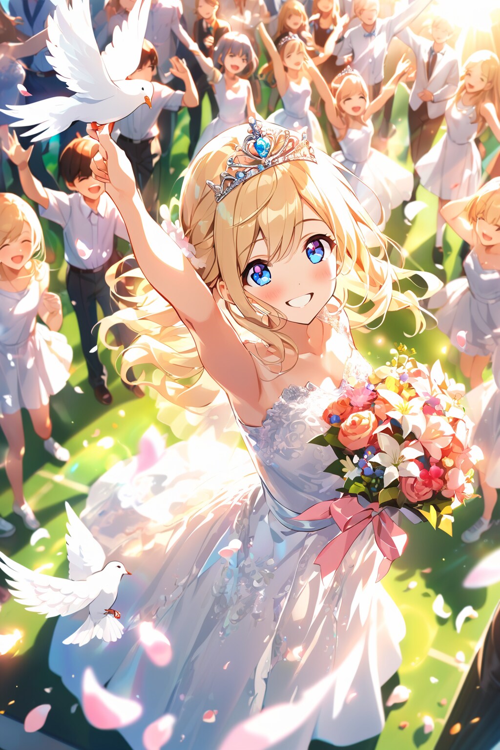 幸せのおすそ分け | の人気AIイラスト・グラビア