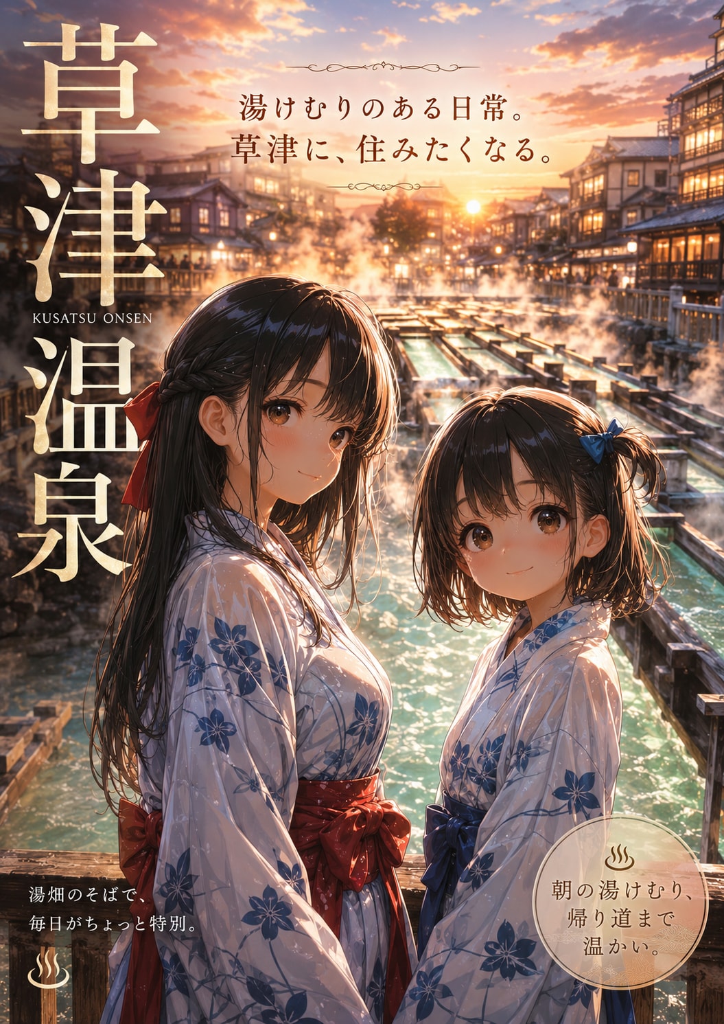 湯けむりのある日常。