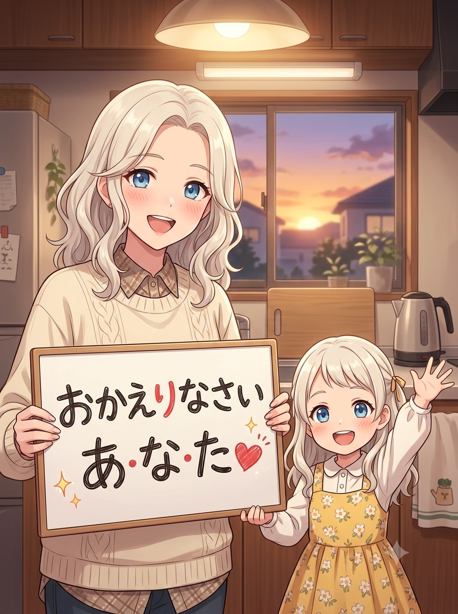 おかえりなさい、あ・な・た❤️