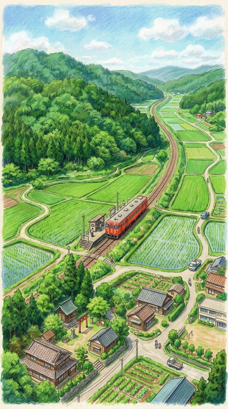 夏のローカル線