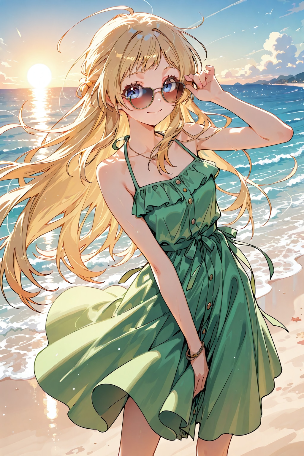 夕日