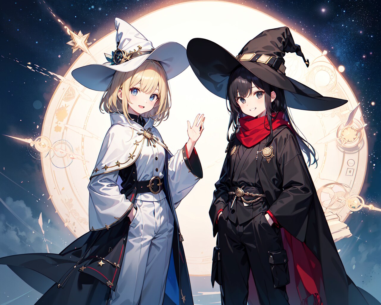 とある企画のブロンドショートボブの白魔導士と魔女