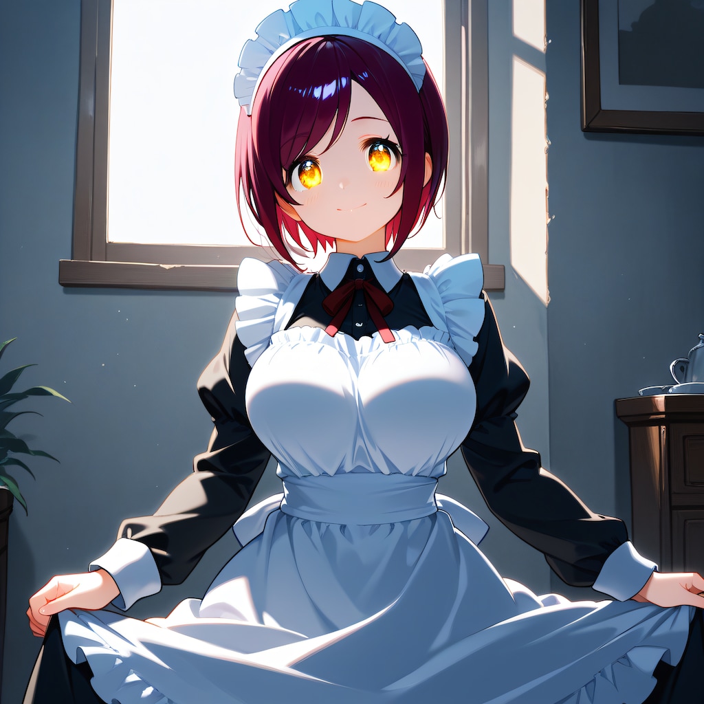 こんにちは（挨拶メイドの芽衣ちゃん）