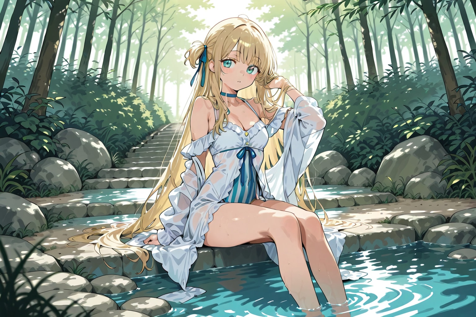 お水取り | の人気AIイラスト・グラビア