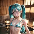 『ふらり！初音ミク！！』第五回は旅行の締めとして国内の温泉旅行。はあーー若返りますう。 4枚目