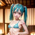 『ふらり！初音ミク！！』第五回は旅行の締めとして国内の温泉旅行。はあーー若返りますう。 10枚目