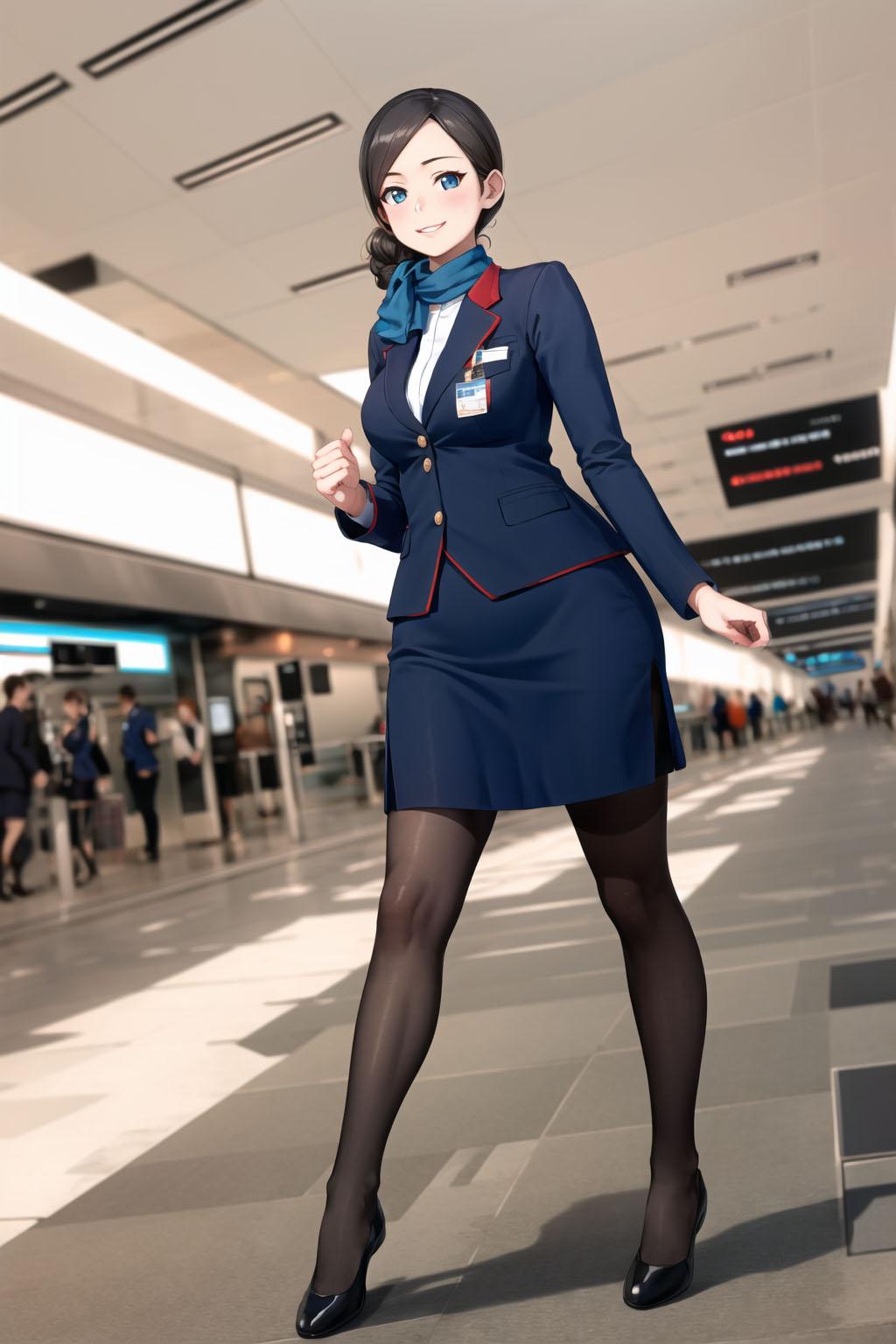 CAさんのおみあし