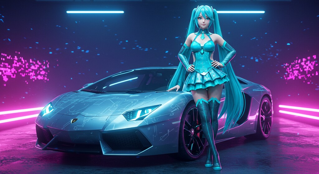 初音ミクとアヴェンタドール　リメイク