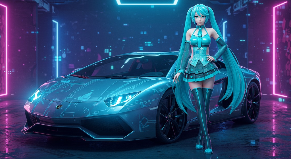 初音ミクとアヴェンタドール　リメイク