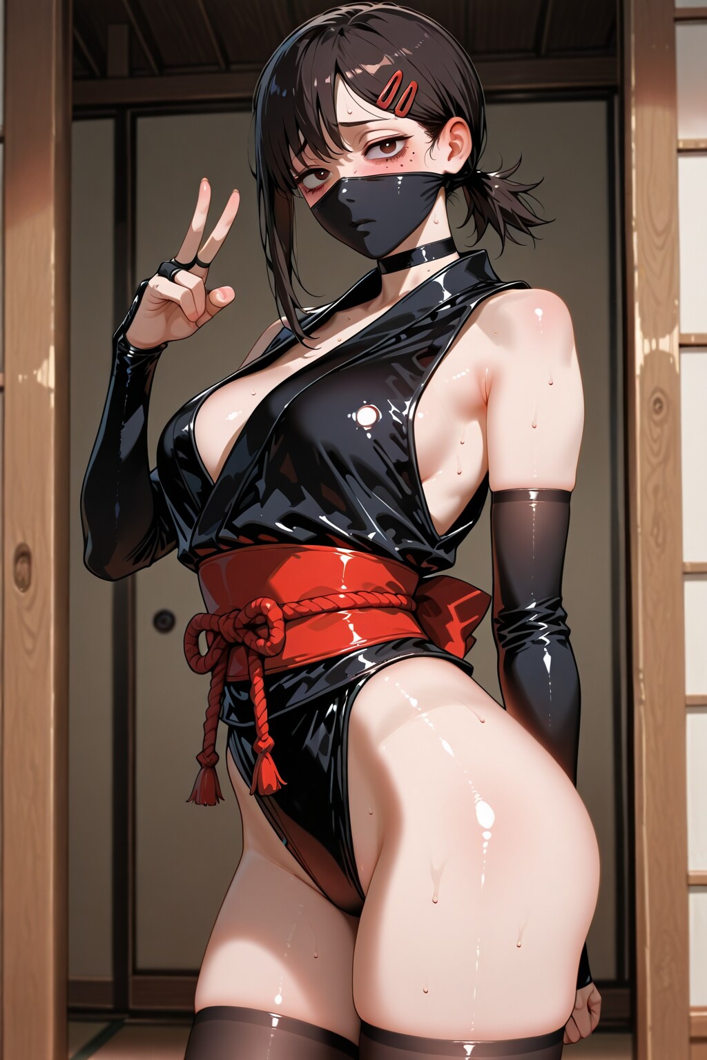 Japanese ninja sexy costume