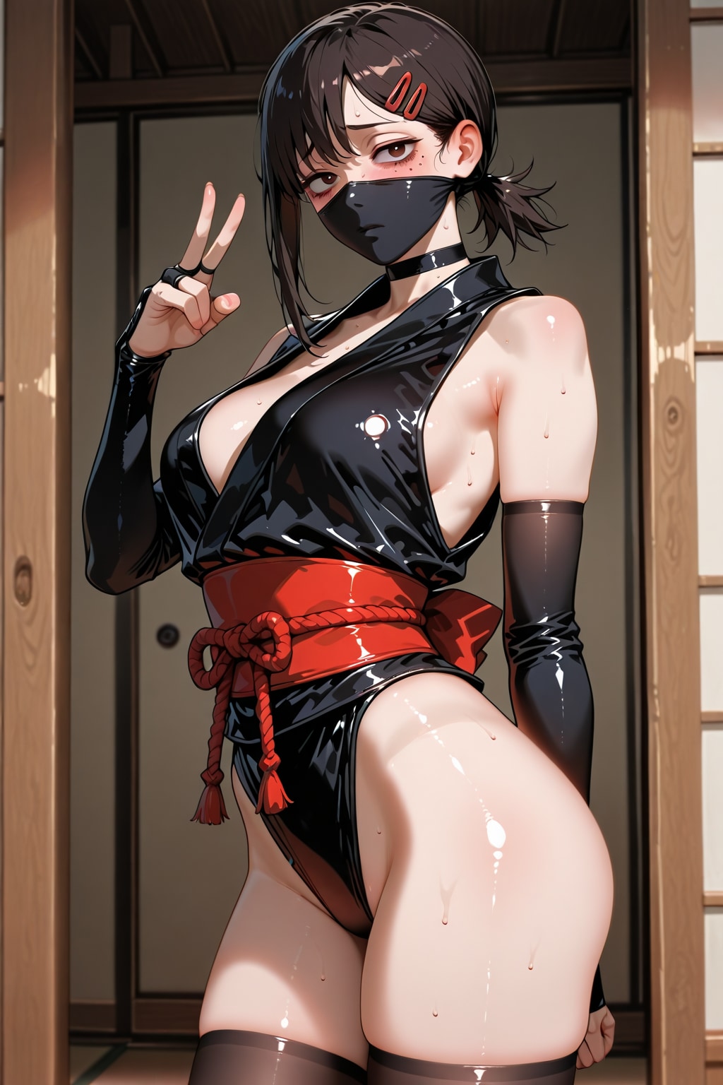 Japanese ninja sexy costume