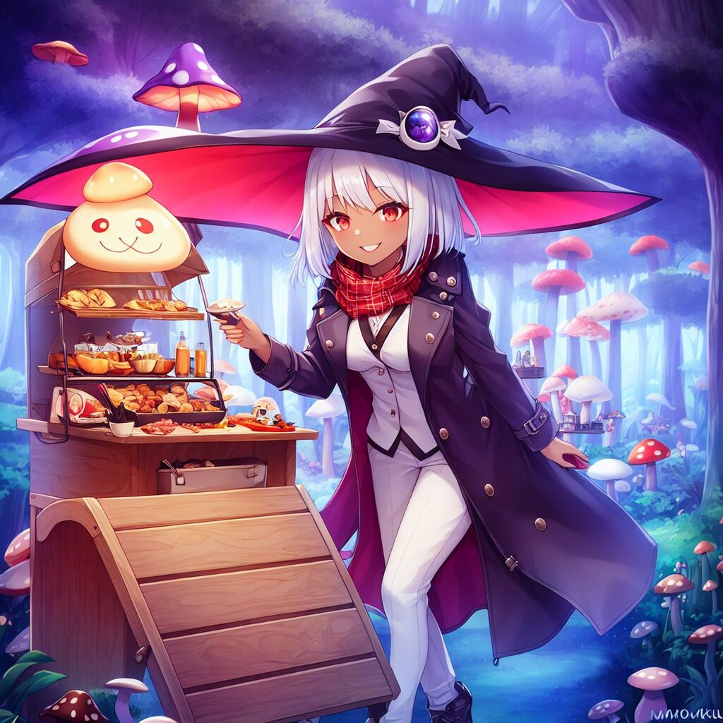キノコの森の魔女の村
