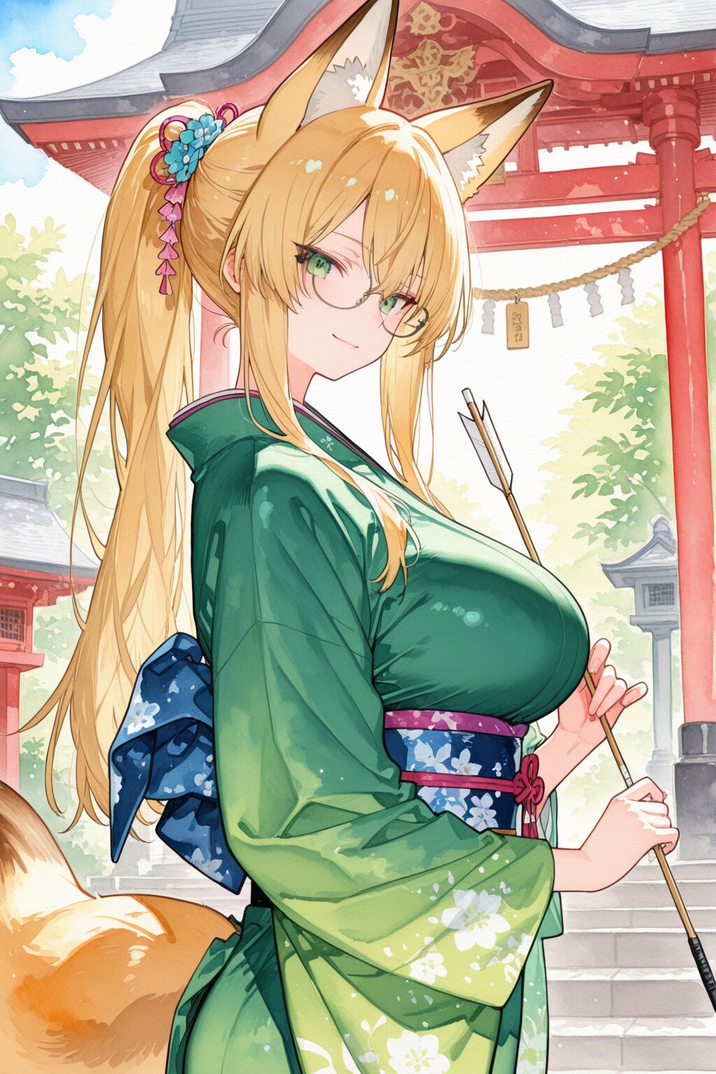 今日のきつね