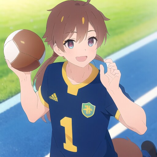 長髪ゴールキーパー美少年