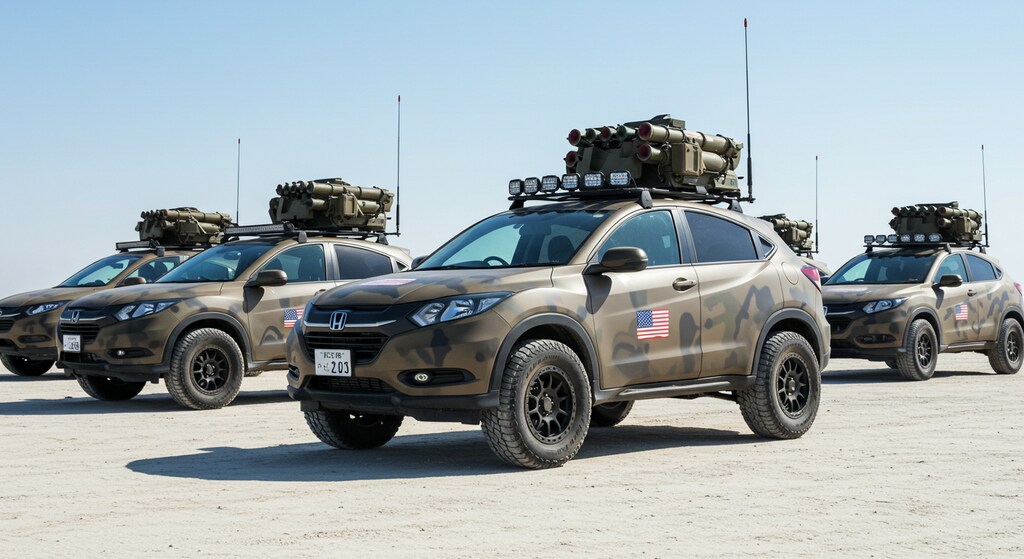 ホンダヴェゼル軍用車
