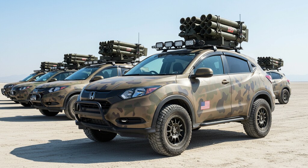 ホンダヴェゼル軍用車