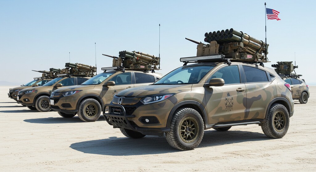 ホンダヴェゼル軍用車
