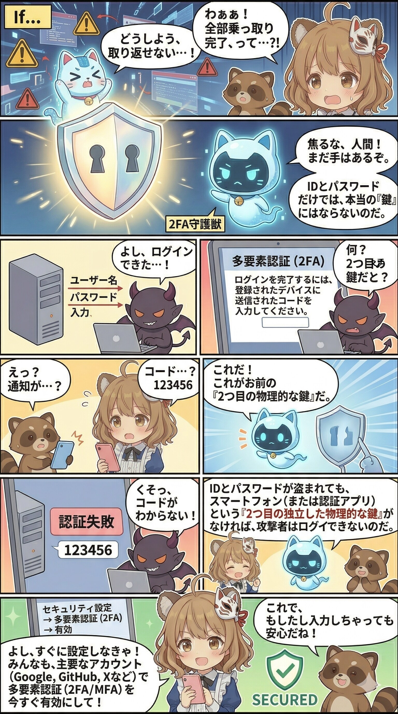 多要素認証のススメ | の人気AIイラスト・グラビア