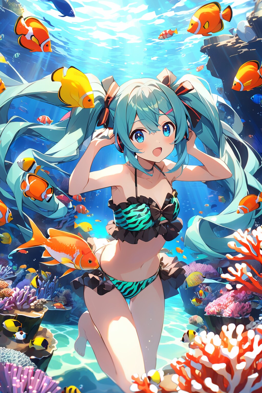 珊瑚礁のマーメイド