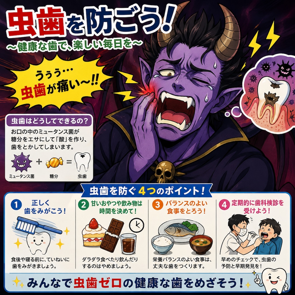 虫歯を防ごう！