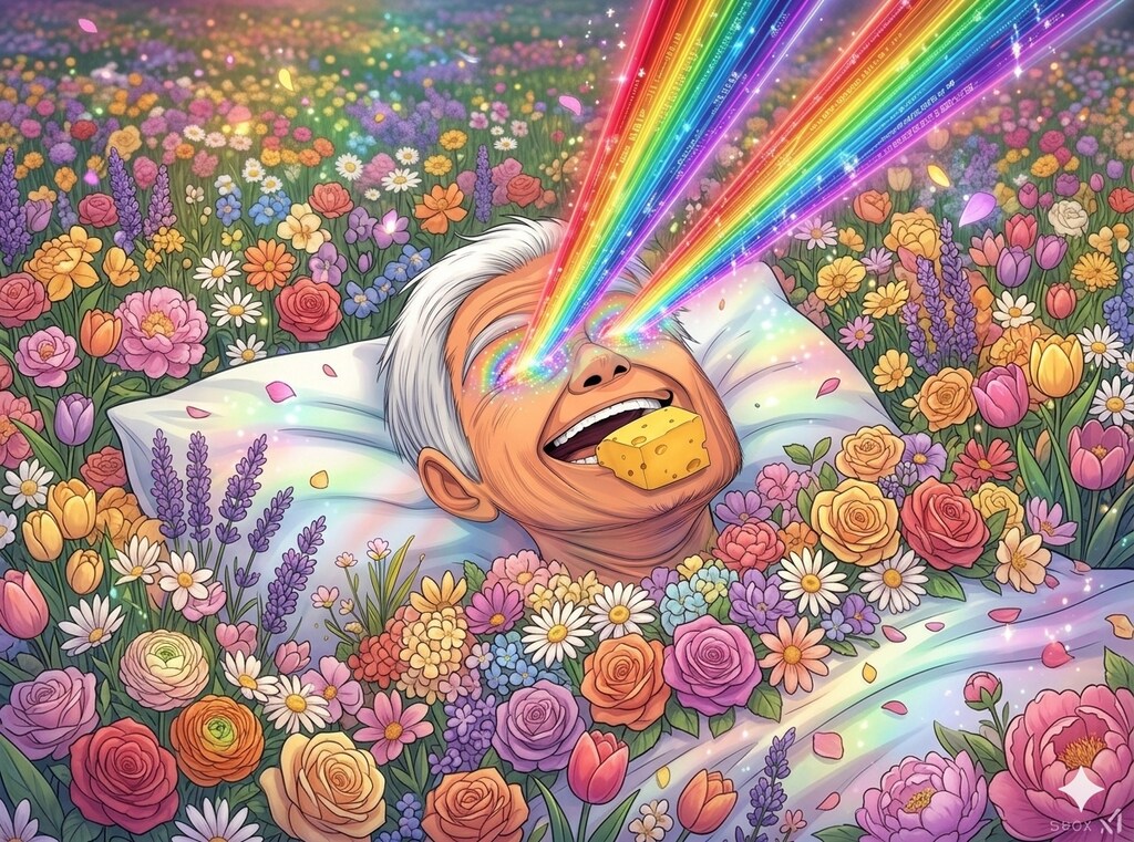 贈られた花