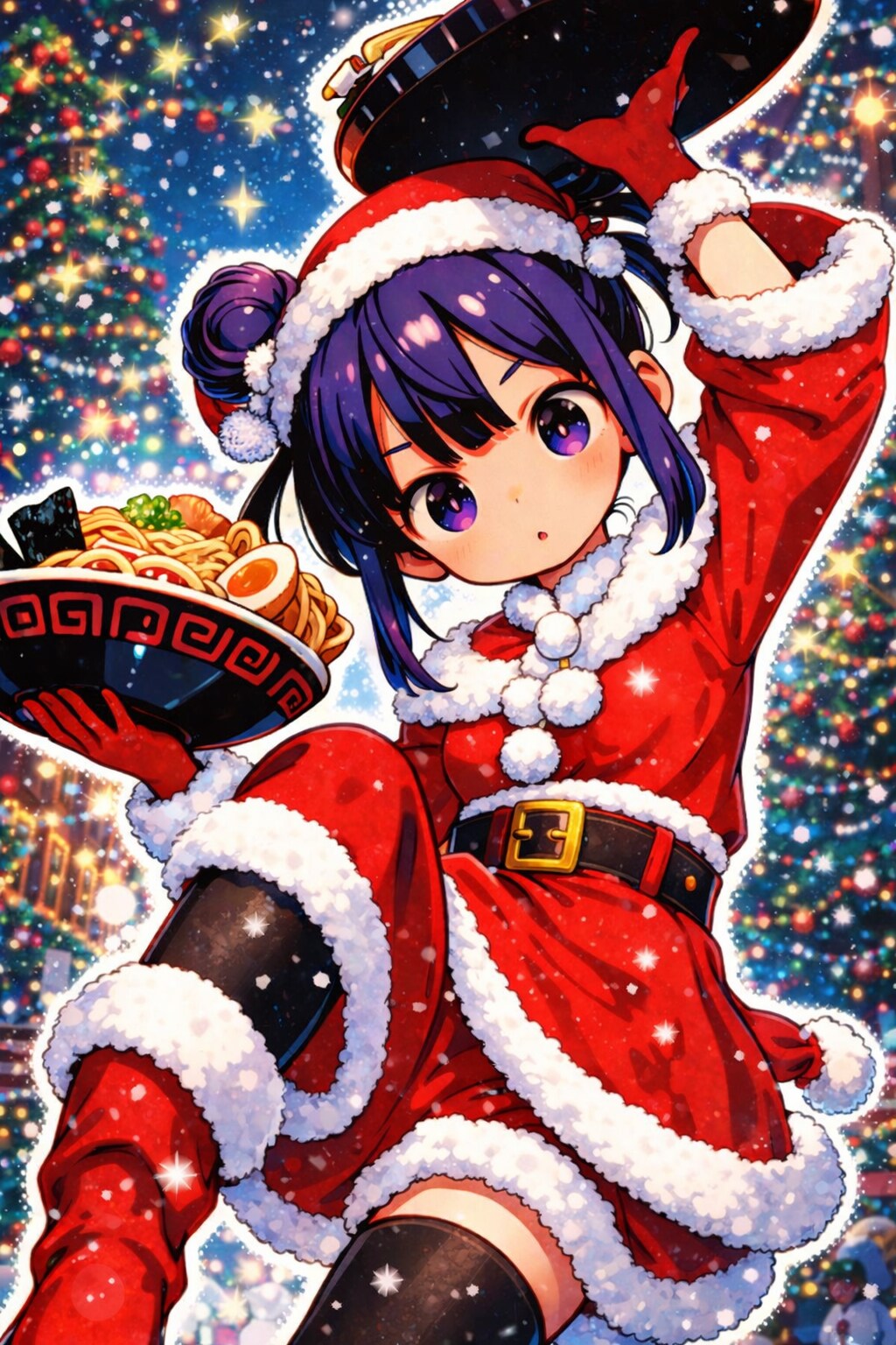 聖夜に届く一杯 | の人気AIイラスト・グラビア