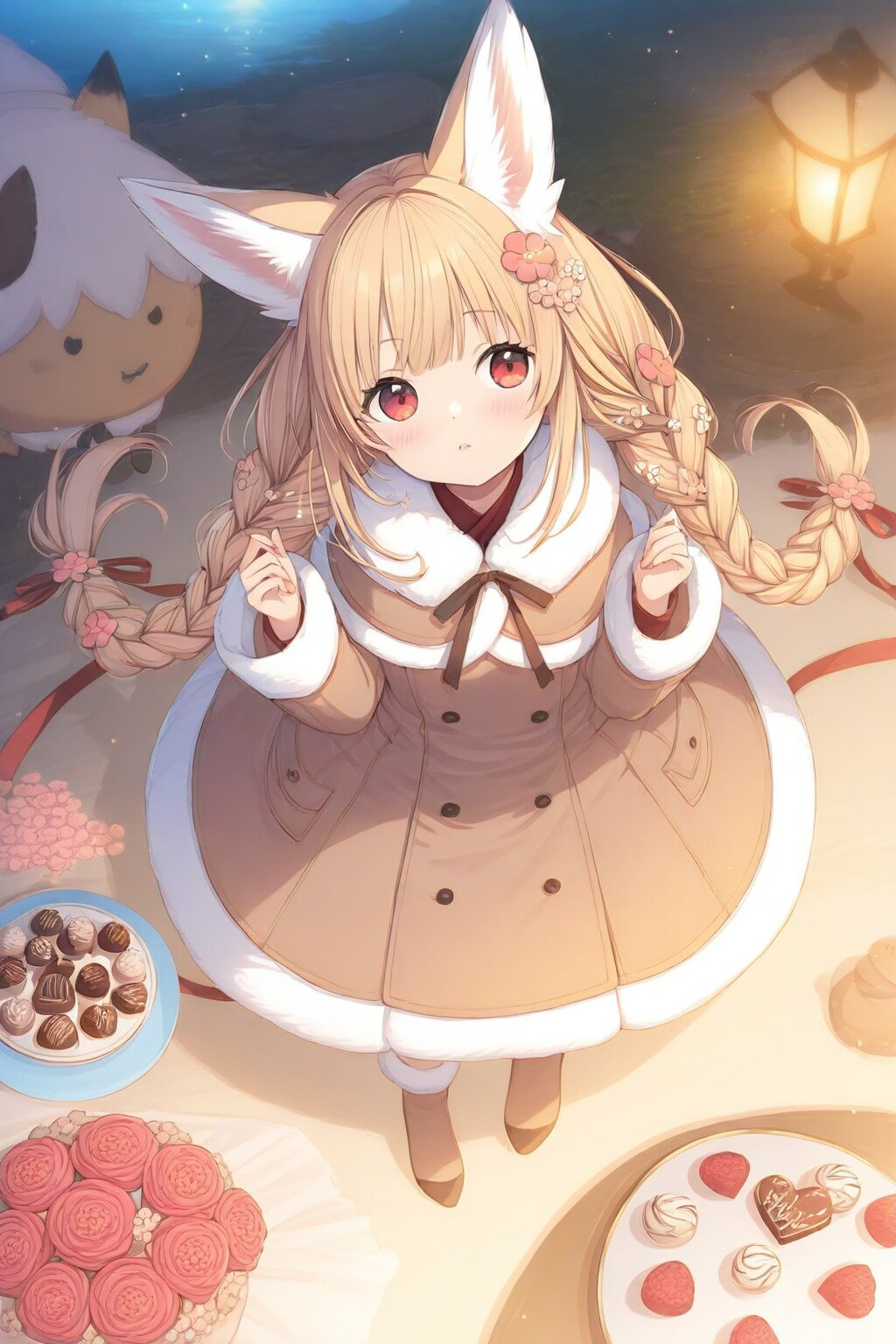 灯篭の灯りと、きみの声 | の人気AIイラスト・グラビア