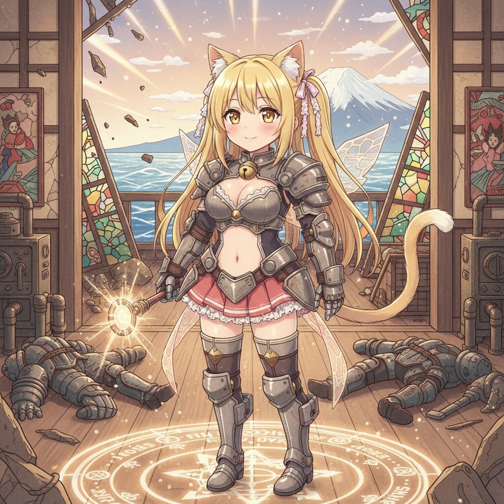 金ツイにゃん。戦う