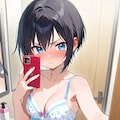 1枚ずつ脱がして自撮りさせる 2枚目