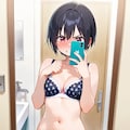 1枚ずつ脱がして自撮りさせる 3枚目
