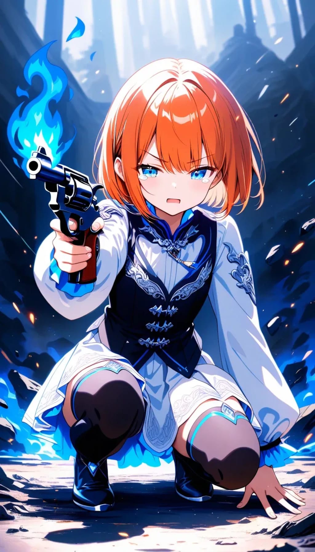 異世界SOS!!　覚醒『女神の力で無限リボルバーだけど、いい加減疲れたんだよー！』ガリア（男の娘な聖騎士）