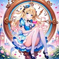 時計台の少女 3枚目