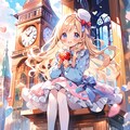 時計台の少女 4枚目