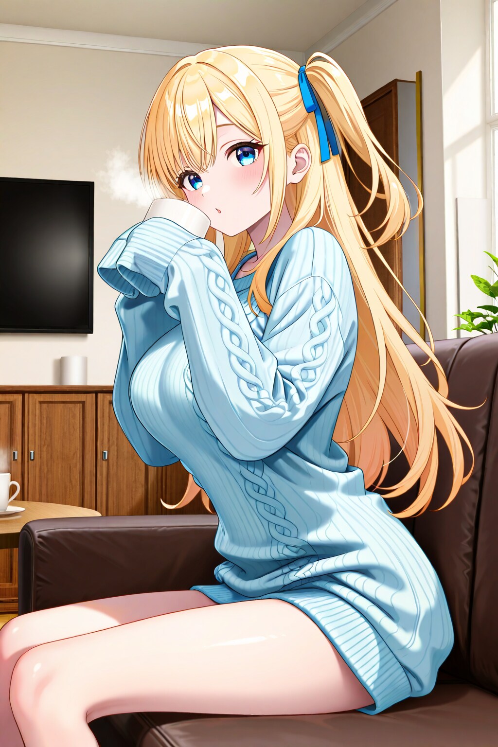 うちの子萌え袖セーター